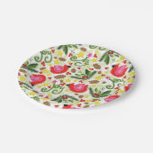 Weihnachtsfreude-Papier-Teller Pappteller (Schrägansicht)