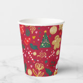 Weihnachtsfreude Pappbecher (Vorderseite)