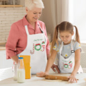 Weihnachtsfreude Personalisierte Schürze