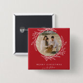 Weihnachtsfreude Pin! ✨ Benutzerdefinierter Weihna Button (Vorne & Hinten)