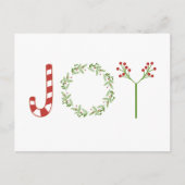 Weihnachtsfreude Postkarte (Vorderseite)