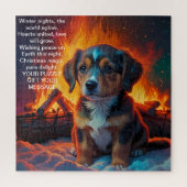 Weihnachtsfreude Puzzle (Vertikal)