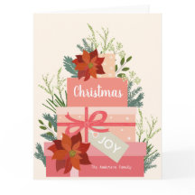 Weihnachtsfreude rote Poinsettias personalisieren