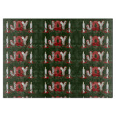 Weihnachtsfreude Schneidebrett (Vorderseite)