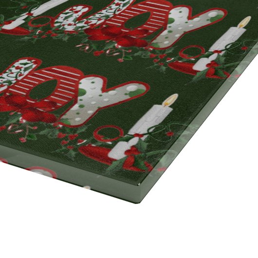 Weihnachtsfreude Schneidebrett (Ecke)