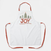 Weihnachtsfreude Schürze (Vorderseite)