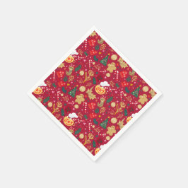 Weihnachtsfreude Serviette