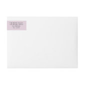 Weihnachtsfreude | Soft Lilac Lila Minimaladresse (Vorderseite)