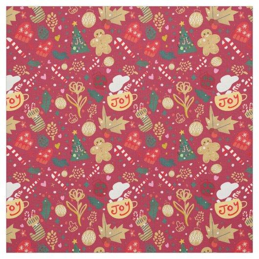 Weihnachtsfreude Stoff (Muster)