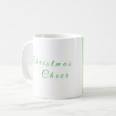 Weihnachtsfreude-Tasse Kaffeetasse (Vorderseite Links)