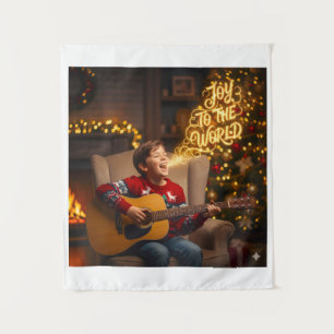 WEIHNACHTSFREUDE-THEMEN-SINGENDE KINDER WANDTEPPICH