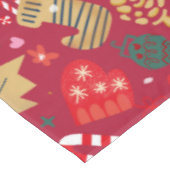 Weihnachtsfreude Tischdecke (Schrägansicht)