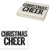 Weihnachtsfreude Typografie Gummistempel (Stempel)