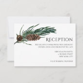 Weihnachtsfreude | Watercolor Winter Empfang Card Einladung (Vorderseite)