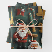 Weihnachtsfreude - Weihnachtswerkstatt Geschenkpapier Set (Beispiel)