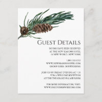 Weihnachtsfreude | Winter Watercolor Guest Detail