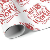 Weihnachtsfreuden für den Welturlaub Geschenkpapier (Rolleneckpunkt)