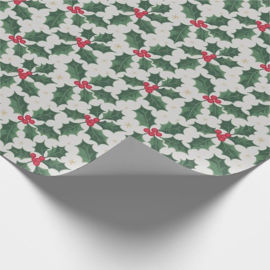 Weihnachtsfreuden: Heilig & Berries Geschenkpapier (Ecke)