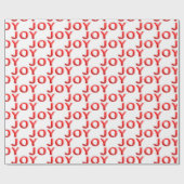 Weihnachtsfreuden mit Schnee Geschenkpapier (Flach)