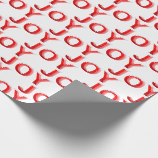 Weihnachtsfreuden mit Schnee Geschenkpapier (Ecke)