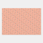 Weihnachtsfreuden, Retro weich Geschenkpapier Set (Vorderseite 2)