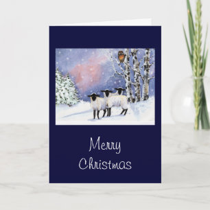 Weihnachtsfreunde Feiertagskarte