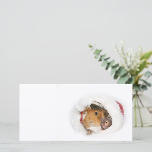 Weihnachtsfreunde Feiertagskarte (Stehend Vorderseite)