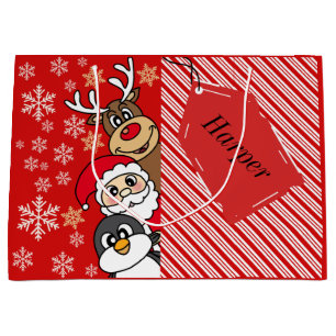 Weihnachtsfreunde Große Geschenktüte