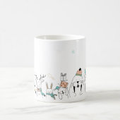 Weihnachtsfreunde Kaffeetasse (Mittel)
