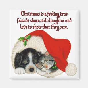 Weihnachtsfreunde Magnet