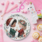 Weihnachtsfreunde Pappteller (Party)