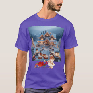 weihnachtsfreunde retro T-Shirt