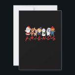Weihnachtsfreunde Santa Rudolph Snowman Familie Xm Einladung<br><div class="desc">Weihnachten für Shirts,  lustige Weihnachtsmänner,  lustige Weihnachtsgeschenke Shirt-Kinder,  lustiges Erntedank Geschenk Shirt,  Erntedank für Shirt Männer,  Erntedank T - Shirt Frauen</div>