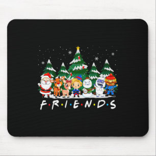 Weihnachtsfreunde Santa Rudolph Snowman Xmas Famil Mousepad
