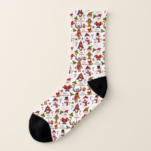 Weihnachtsfreunde Socken (Links - Außen)