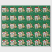 Weihnachtsfreunde Weihnachtsverpackung Geschenkpapier (Flach)