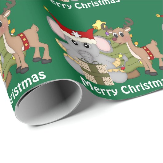 Weihnachtsfreunde Weihnachtsverpackung Geschenkpapier (Rolleneckpunkt)