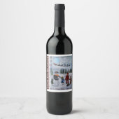 Weihnachtsfreunde Weihnachtswein Etikett (Vorderseite)