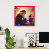 Weihnachtsfreundlichkeit 2 poster (Heimbüro)