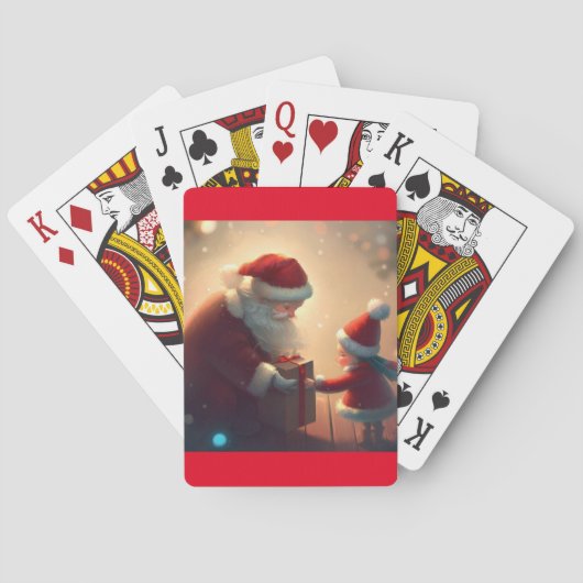 Weihnachtsfreundlichkeit (2) spielkarten (Rückseite)