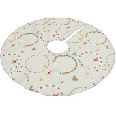 Weihnachtsfreundschaftsbracelets Polyester Weihnachtsbaumdecke (Schrägansicht)