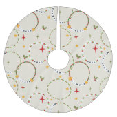 Weihnachtsfreundschaftsbracelets Polyester Weihnachtsbaumdecke (Vorderseite)