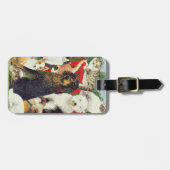 Weihnachtsfrieden Gepäckanhänger (Vorderseite horizontal)