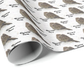 Weihnachtsfrieden Geschenkpapier (Rolleneckpunkt)