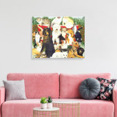 Weihnachtsfrieden Leinwanddruck (Insitu (Wohnzimmer))