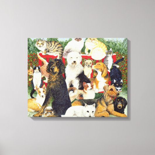 Weihnachtsfrieden Leinwanddruck (Vorderseite)