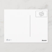 Weihnachtsfrieden und Typografie (Postkartenrückse Postkarte (Rückseite)