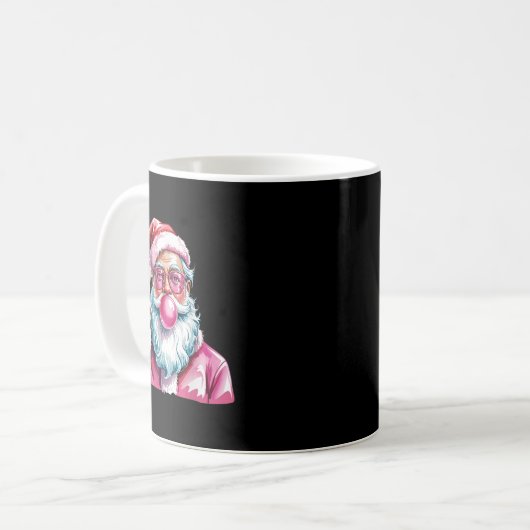 Weihnachtsfriedenssignatur Hand Weihnachtsmann Nk Kaffeetasse (Vorderseite Links)