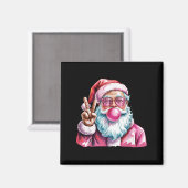 Weihnachtsfriedenssignatur Hand Weihnachtsmann Nk Magnet (Vorderseite/Rückseite)