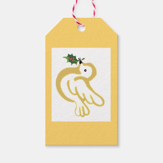 Weihnachtsfriedenstaube mit Heiligen Geschenkanhänger (Vorderseite)